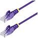 Cavo Ethernet CAT6 Viola da 50cm; Patch UTP con Plug RJ45 Antigroviglio e Rilievi di Trazione, Cavo Lan Slim in Rame Puro 28AWG, Sottoposto a test Fluke - Foto miniatura 1