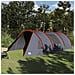 Tenda a tunnel con tetto Grigio e arancione 778 x 356 x 210 cm - Foto miniatura 2