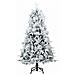 Albero di Natale Artificiale Snodato Foderato di Neve Bianco - Foto miniatura 3