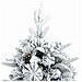 Albero di Natale Artificiale Snodato Foderato di Neve Bianco - Foto miniatura 4