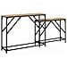 Tavolo consolle 2 pcs Rovere artigianale 100 x 28 x 75 cm - Foto miniatura 1