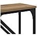 Tavolo consolle 2 pcs Rovere artigianale 100 x 28 x 75 cm - Foto miniatura 8
