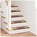 Tappetini per scale autoadesivi 15 pcs Marrone 65 x 21 x 4 cm - Foto miniatura 2