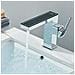 Rubinetto per lavabo da bagno, Blackswan, tipo M342, modello cromato, con display digitale, dimensioni 20,3 cm - Foto miniatura 2