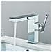 Rubinetto per lavabo da bagno, Blackswan, tipo M342, modello cromato, con display digitale, dimensioni 20,3 cm - Foto miniatura 4