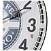 Orologio Da Parete In Legno Bianco D34x2 Cm - Foto miniatura 3