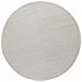 Tappeti per area Rotondo HUARTE Crema Ø 120 CM Poliestere - Foto miniatura 1