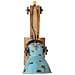 Lampada a Parete 25 W Blu Anticato 96x15x20 cm E27 - Foto miniatura 3