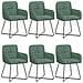 Sedie da pranzo 6 pcs Velluto (V) Verde Mare 59 x 56,5 x 86 cm - Foto miniatura 1
