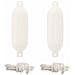 Fendini per barche 2 pz Ø 14 x 50 cm Bianco PVC - Foto miniatura 1