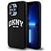 Dkny Custodia In Silicone Liquido Bianca Con Logo Stampato Magsafe Per Iphone 13 Pro / 13 - Nera - Foto miniatura 1