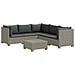 6 pz Set Lounge in Rattan con Cuscini GENDT Rattan naturale - Foto miniatura 1