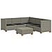 6 pz Set Lounge in Rattan con Cuscini GENDT Rattan naturale - Foto miniatura 2