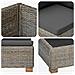 6 pz Set Lounge in Rattan con Cuscini GENDT Rattan naturale - Foto miniatura 3