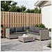 6 pz Set Lounge in Rattan con Cuscini GENDT Rattan naturale - Foto miniatura 8