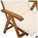 Set da pranzo da esterno con ombrellone 6 pz Bianco Crema - Foto miniatura 8
