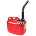 Tanica In Pvc Rossa Per Carburante Benzina Combustibili Maurer 5 Litri Cee - Foto miniatura 4