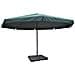 Ombrellone In Alluminio Con Base Portatile Verde - Foto miniatura 2