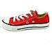 All Star Ct Scarpa Sneakers Rossa Red Bassa Low Junior 3j236c numero 30 - Foto miniatura 2
