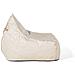 Poltrona Sacco In Poliestere Beige Drop - Foto miniatura 5