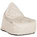 Poltrona Sacco In Poliestere Beige Drop - Foto miniatura 24