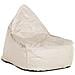 Poltrona Sacco In Poliestere Beige Drop - Foto miniatura 17