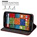 Custodia Compatibile Con Motorola Moto X2 In Rosso Mela - Coperchio Protettiva Con Chiusura Magnetica, Funzione Stand E Tasca Per Le Carte - Foto miniatura 3
