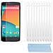 Protezioni Per Lo Schermo Compatibili Con Lg Google Nexus 5 In Alto Chiaro - 10 Pezzi Di Pellicola Protettiva Altamente Trasparente Contro Polvere, Sporco E Graffi - Foto miniatura 1