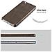 Cadorabo Custodia Compatibile Con Huawei P8 Lite 2015 In Vintage Marrone - Hard Case Coperchio Protettivo In Similpelle - Foto miniatura 4