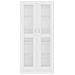 Armadietto Vetrina Bianco 82,5x30,5x185,5 cm Legno Multistrato - Foto miniatura 3