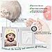 Bambino Mani E Piedi Kit Stampa Frame - Morbido Sicuro Imprint Argilla Per Stampaggio Con Una Cornice Di Legno Premium E Copertura Di Vetro Acrilico Di Alta Qualit - Ultimo Bambino Appena Nato Regalo - Foto miniatura 2