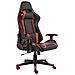 Sedia da Gaming Girevole Rossa in PVC - Foto miniatura 1
