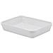 Piatto Rettangolare In Porcellana 34,5x26 Cm Bianco - 5721 - Foto miniatura 1