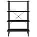 Scaffale con 4 Mensole Nero 80x40x130 cm - Foto miniatura 3