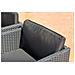Salotto Da Giardino A Incasso 10 Posti Resina Intrecciata Nero/nero Miami - Foto miniatura 3
