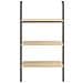 Scaffale Pendente 3 Livelli Marrone Chiaro E Nero 64x35x120,5cm - Foto miniatura 3