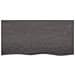 Piano Tavolo Marrone 100x50x (2-6) cm Rovere Massello Trattato - Foto miniatura 3
