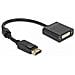 63482 Cavo E Adattatore Video 0,2 M Displayport Dvi Nero - Foto miniatura 1