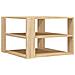 Tavolino Salotto Rovere Sonoma 59,5x59,5x40cm Legno Multistrato - Foto miniatura 2