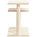 Pali Tiragraffi Per Gatti Con Piattaforme Crema 62,5 Cm - Foto miniatura 3