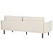 Set Da Salotto 5 Posti Vinterbro Velluto Beige Chiaro Con Ottomana - Foto miniatura 2