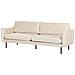 Set Da Salotto 5 Posti Vinterbro Velluto Beige Chiaro Con Ottomana - Foto miniatura 12