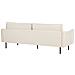 Set Da Salotto 5 Posti Vinterbro Velluto Beige Chiaro Con Ottomana - Foto miniatura 13