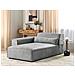 Chaise Longue Versione Destra Hellnar Tessuto Grigio - Foto miniatura 1