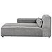 Chaise Longue Versione Destra Hellnar Tessuto Grigio - Foto miniatura 4