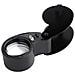 Lente Ingrandimento Zoom 40 X 25 Mm 2 Led Luce Bianca X Orologi Gioielli Monete - Foto miniatura 3