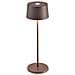 Lampada A Led Da Tavolo Olivia Pro Corten Ricaricabile E Dimmerabile - Foto miniatura 1