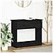Tavolo Consolle con Cassetti Nero 85,5x38,5x74,5 cm - Foto miniatura 1