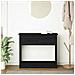 Tavolo Consolle con Cassetti Nero 85,5x38,5x74,5 cm - Foto miniatura 6