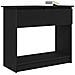 Tavolo Consolle con Cassetti Nero 85,5x38,5x74,5 cm - Foto miniatura 9